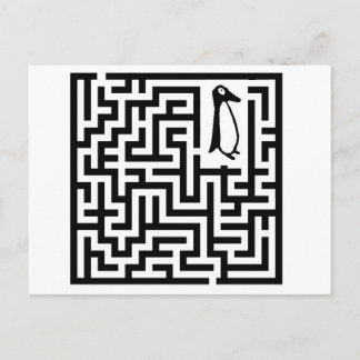 Maze de carte postale Penguin par Joke App Tv Tm