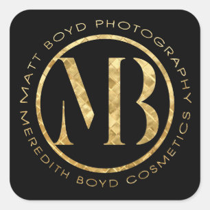 MB Photographie & Cosmétique Stickers NOIR