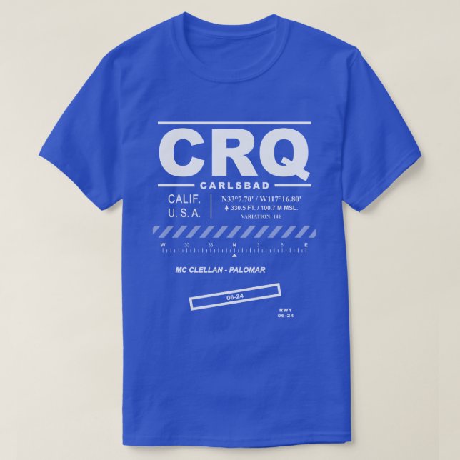 McClellan - Palomar Airport CRQ T-Shirt (Design devant)