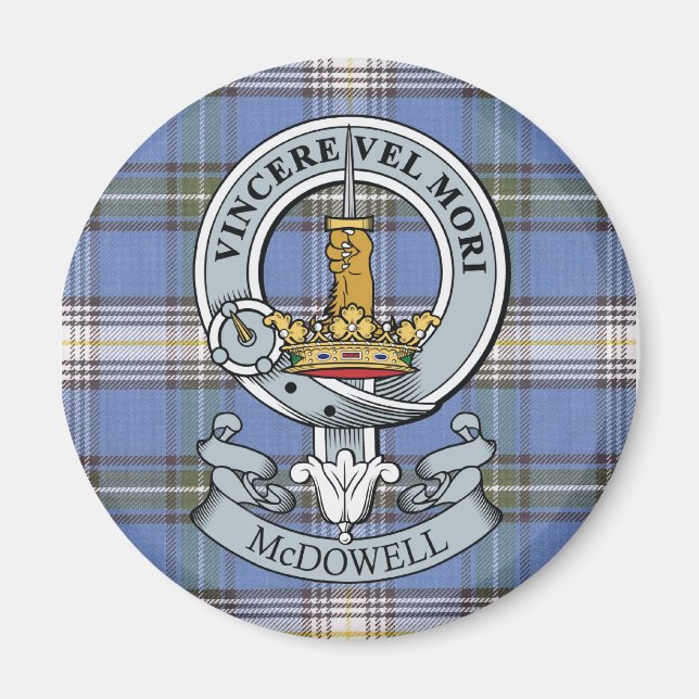 McDowell Crest + Aimant Tartan (Devant)