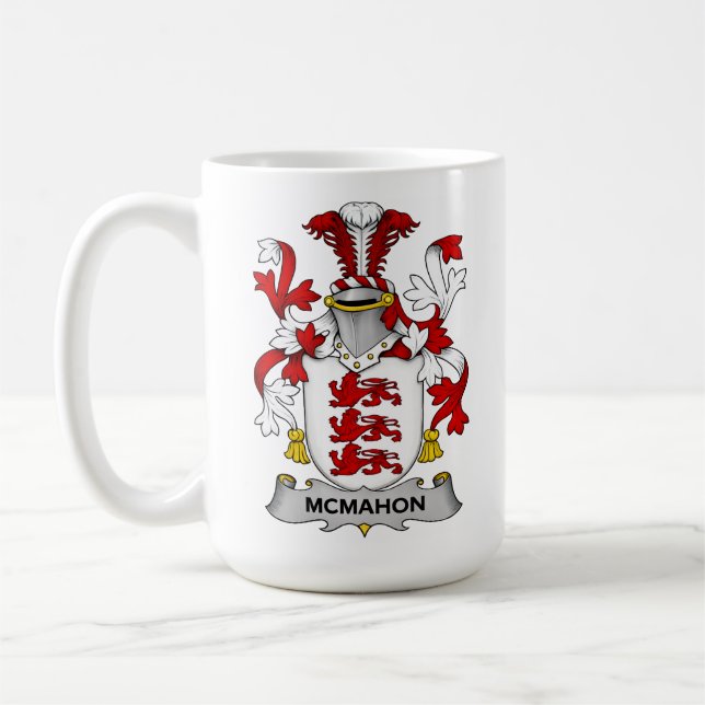 McMahon Family Coat of Arms Mug (Gauche)