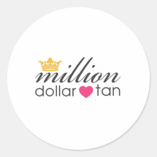 MDT petit autocollant rond