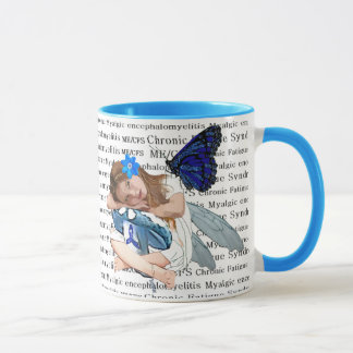 "ME/CFS" Fatigue chronique Angel Fairy Girl Mug