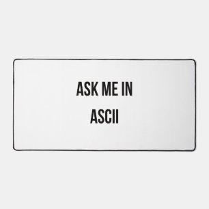 Me demander dans ASCII