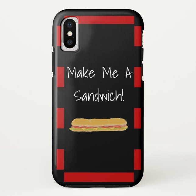 Me faire un sandwich iPhone X Coque (Dos)