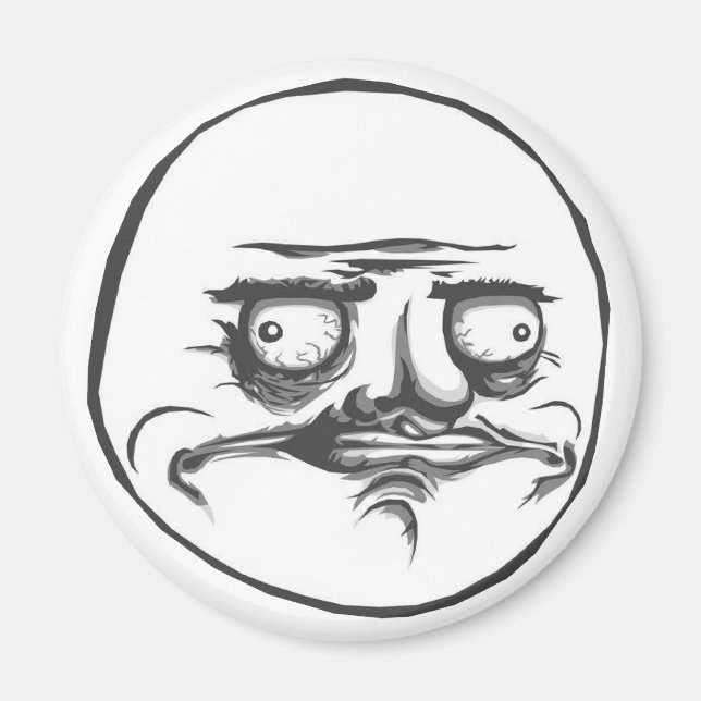 Me Gusta Fridge Magnet (Devant)