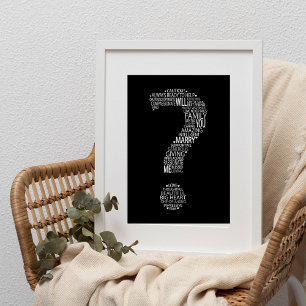 Me Marieras-Tu Poster Word Cloud Poster