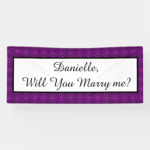 Me Marierez-Vous, Proposition De Mariage Bannière