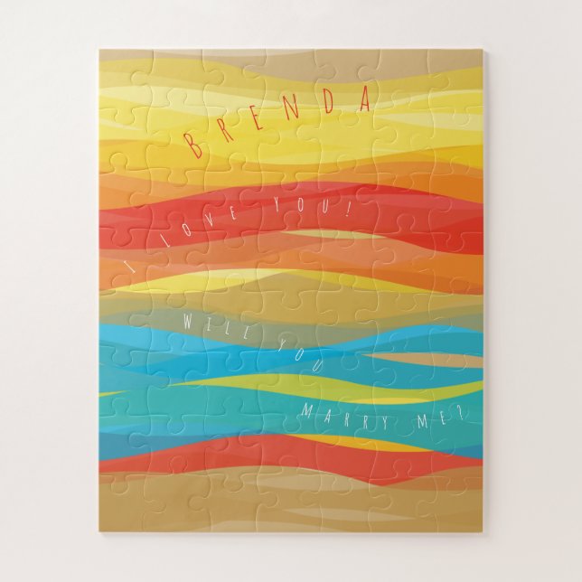 Me Marierez-Vous Sunny Waves Jigsaw Puzzle Puzzle (Vertical)