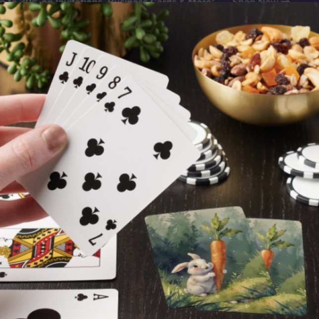 Meadow Bunny Dreams : Cartes de Jeu Whimsical (Créateur téléchargé)