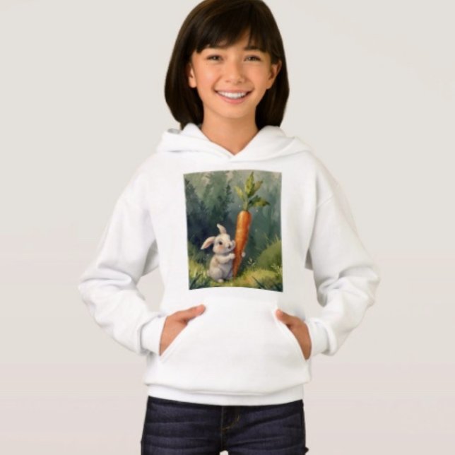 Meadow Bunny Dreams : Sweat à capuche fantaisiste (Créateur téléchargé)