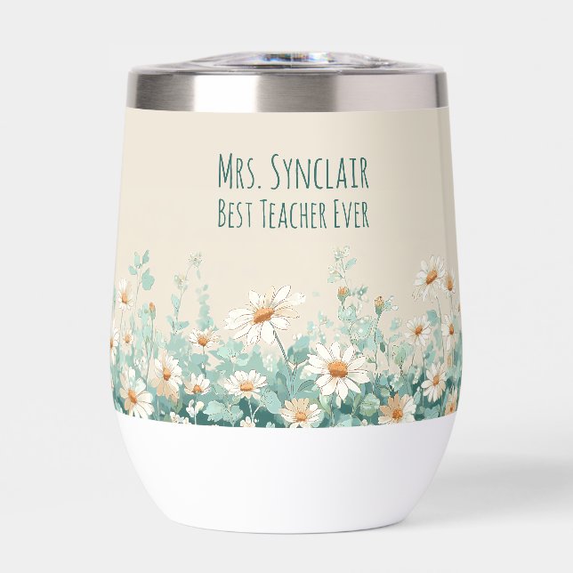 Meadow de fleurs sauvages Meilleur professeur appr (Avant)