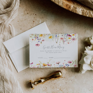 Meadow Fleur sauvage Devine Combien De Carte De Je