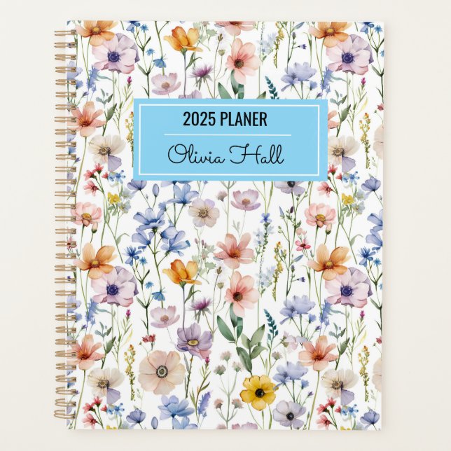 meadow floral Back to School Supplies Teachers (Devant)