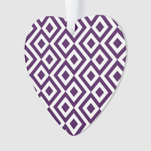 Meandre violet et blanc