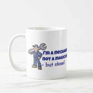 Mécanicien Drôle Pas Un Magicien Café Mug