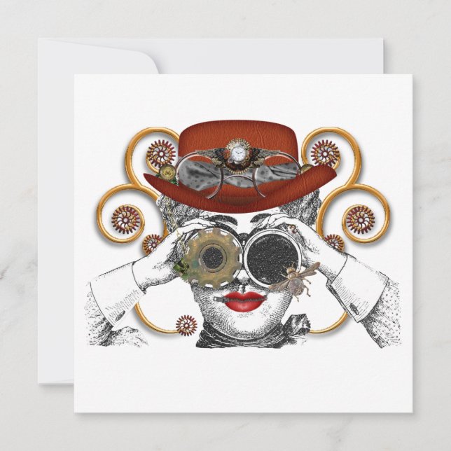 mecanicien steampunk à l'air cool (Devant)