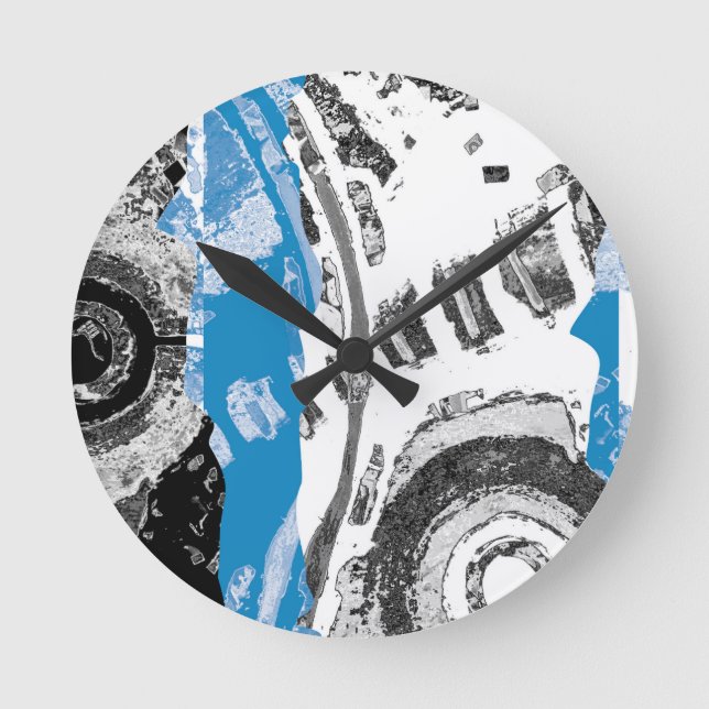 Mécanisme Vague – Horloge Murale Personnalisée (10 (Recto)