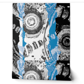 Mécanisme Vague – Papier Peint Personnalisé (60 cm