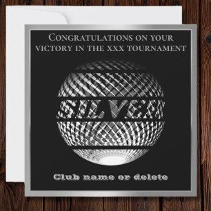 Médaille d'argent 2e place de la médaille du sport