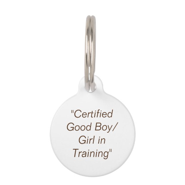 Médaille de forme ronde (Dos)