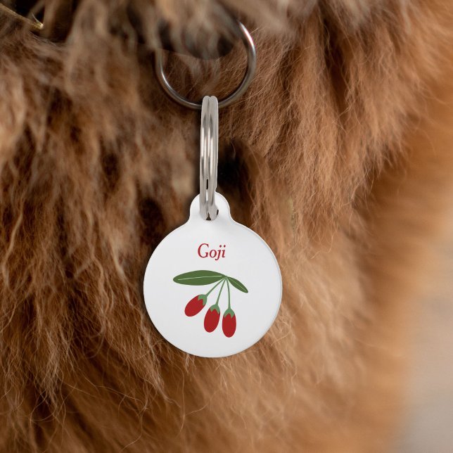 Médaille de goji pour animaux (Goji Berries Pet Tag)