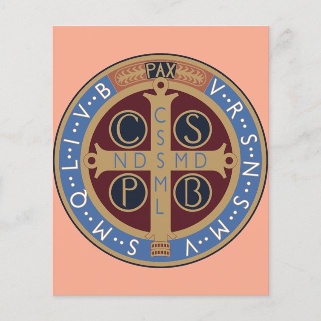 Médaille de saint Benoît (Devant)