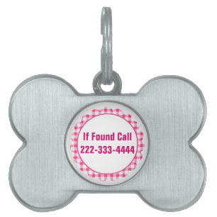 Médaille d'identification personnalisée pour anima