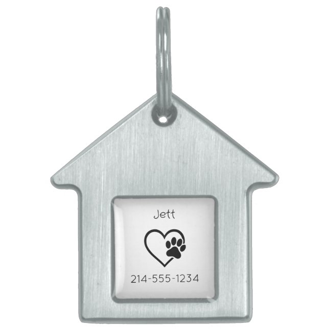 Médaille d'identification personnalisée pour chien (Devant)