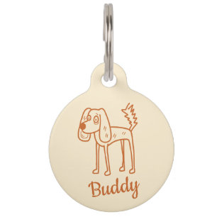Médaille d'identification personnalisée pour chien