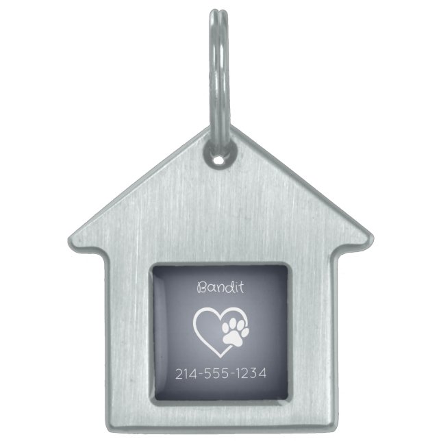 Médaille d'identification personnalisée pour chien (Devant)