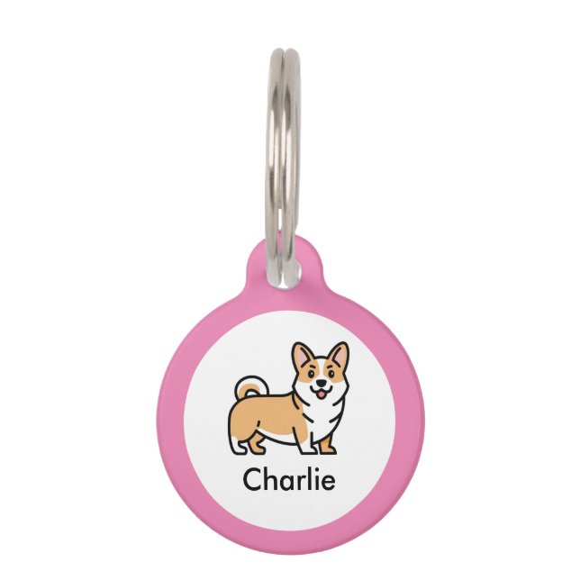 Médaille d'identification personnalisée pour chien (Devant)