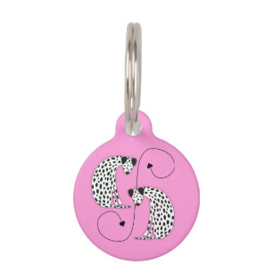 Médaille d'identification pour chien dalmate