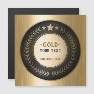 MÉDAILLE DIY IMPRESSION PERSONNALISÉE Or #1 Champi