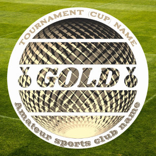 Médaille d'or, 1ère place gagnante Sticker