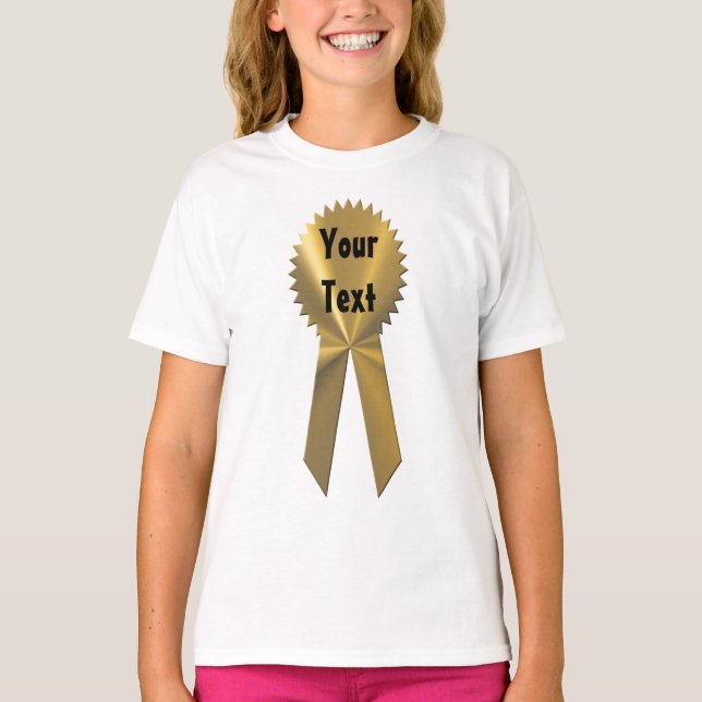 Médaille d'or Ribbon T-Shirt (Devant)