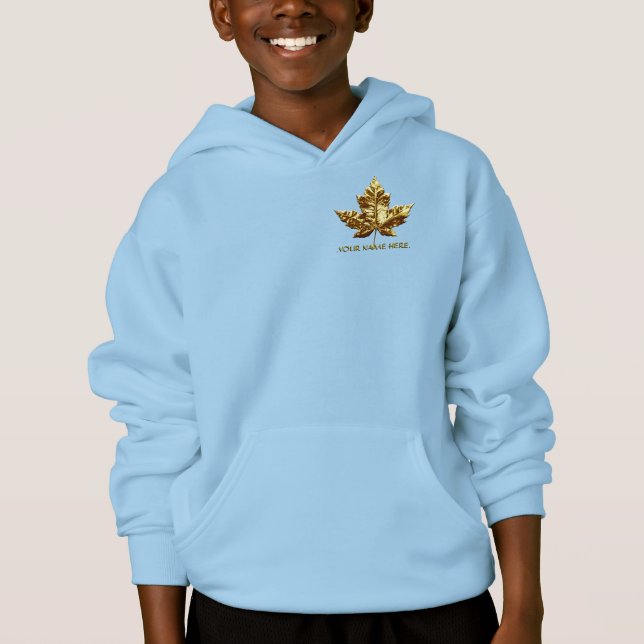 Médaille d'or Sweat - shirt à capuche Canada pour  (Devant)