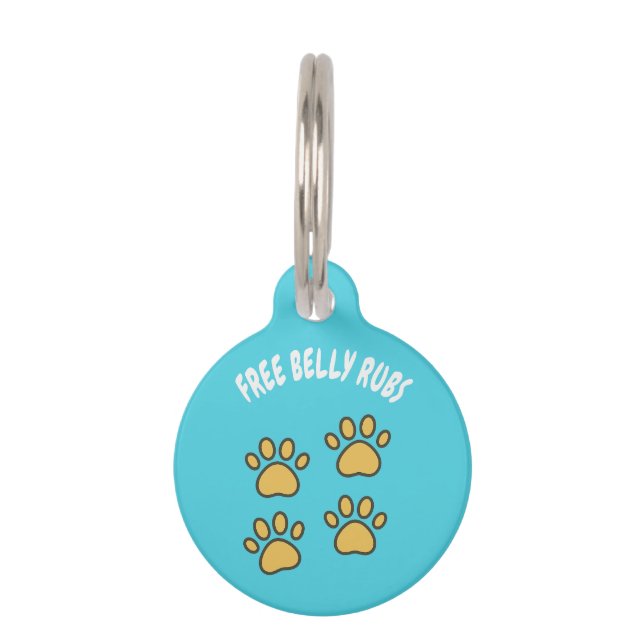 Médaille drôle pour animaux de compagnie – “Câlins (Devant)