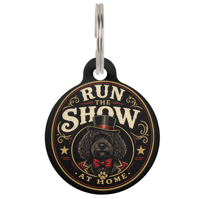 Médaille drôle pour chien Cockapoo – Dirigez le sp (Devant)