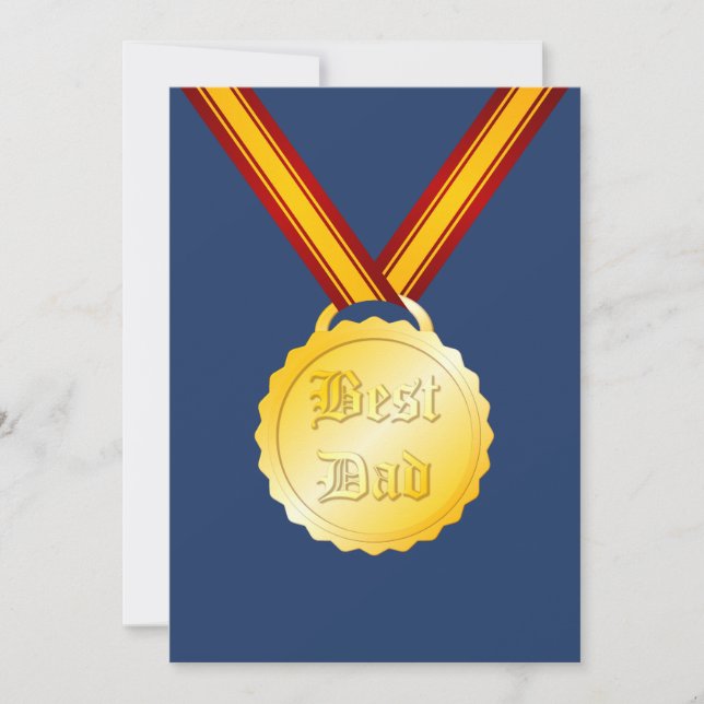 Médaille du meilleur papa Fête du Père (Devant)