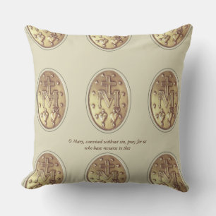 médaille miracle lancer oreiller