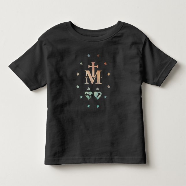 Médaille miraculeuse Notre-Dame de grâce T-shirt (Devant)