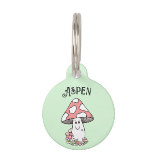 Médaille Personnalisée Champignon Visage Heureux p