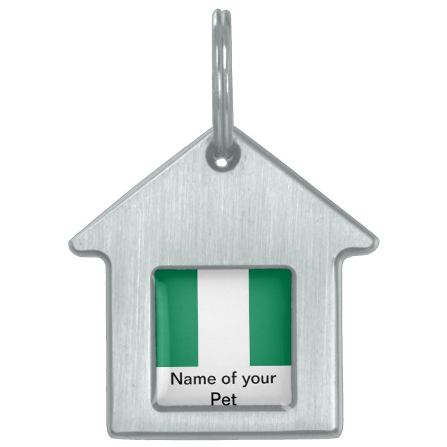 Médaille pour animal de compagnie avec drapeau du  (Devant)