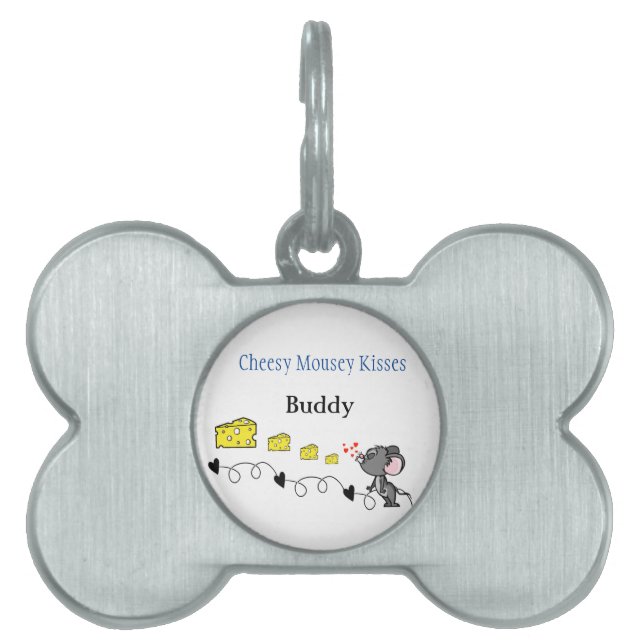 Médaille pour animal familier encadrée Mousey Chee (Devant)