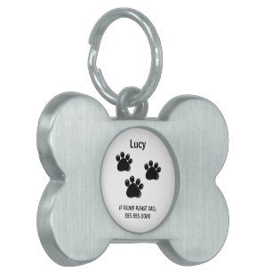Médaille pour animaux à pattes noires