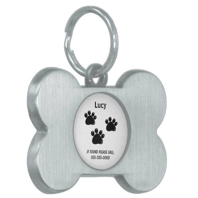 Médaille pour animaux à pattes noires (Devant gauche)