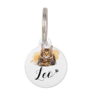Médaille ronde drôle pour amoureux des chats – Le