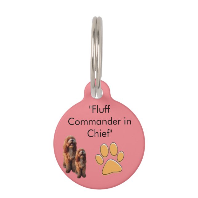 Médaille ronde pour animal de compagnie (Devant)