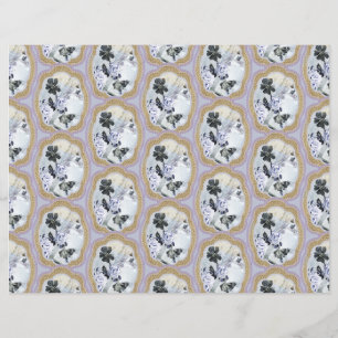 Médaillon Abstrait de fleurs